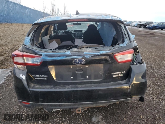 2017 Subaru Impreza with VIN 4S3GTAF66H1750595, listed as a Copart auction lot 88445255 with 54,142 mi miles and Salvage title. Bid and sale history available at DreamBid. Image 6.