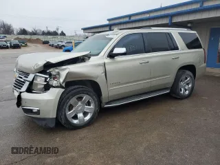 2016 Chevrolet Tahoe LTZ with VIN 1GNSKCKC4GR296858, listed as a Copart auction lot 45315814 with 254,851 mi miles and Salvage title. Bid and sale history available at DreamBid. Image 1.