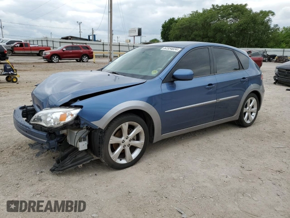 2008 Subaru Impreza Wagon (Natl) Outback Sport with VIN JF1GH63618H800772, listed as a Copart auction lot 52334034 with 38,384 mi miles and Salvage Title. Bid and sale history available at carsss.com. Image 1.