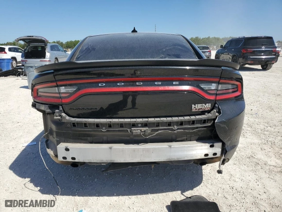 2016 Dodge Charger R/T with VIN 2C3CDXCT2GH228608, listed as a Copart auction lot 48750525 with 0 mi miles and Salvage Title. Bid and sale history available at carsss.com. Image 6.