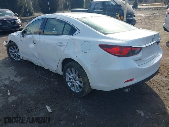 2016 Mazda Mazda6 i Sport with VIN JM1GJ1U55G1484856, listed as a IAAI auction lot 41543599 with 78,486 mi miles. Bid and sale history available at carsss.com. Image 3.