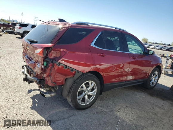 2019 Chevrolet Equinox LT with VIN 3GNAXLEX9KL208219, listed as a Copart auction lot 54433745 with 37,994 mi miles and Salvage Title. Bid and sale history available at DreamBid. Image 3.