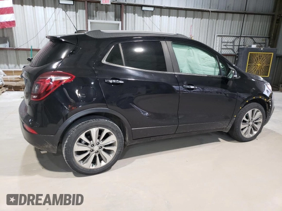 2018 Buick Encore Preferred with VIN KL4CJASB2JB665917, listed as a Copart auction lot 52952515 with 93,036 mi miles and Salvage Title. Bid and sale history available at DreamBid. Image 3.