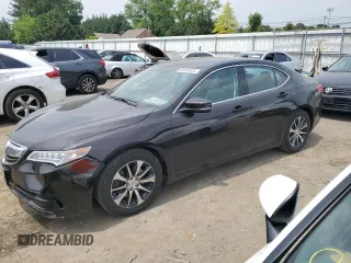2015 Acura TLX Technology with VIN 19UUB1F51FA020654, listed as a Copart auction lot 60099325 with 82,175 mi miles and Salvage title. Bid and sale history available at DreamBid. Image 1.