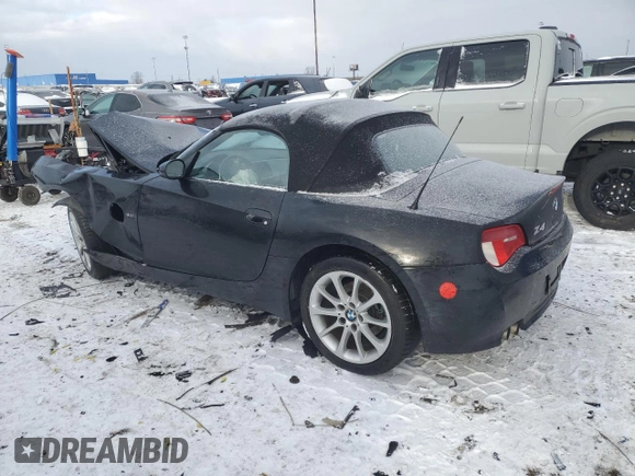 2006 BMW Z4 3.0i with VIN 4USBU33526LW69362, listed as a Copart auction lot 42297725 with 0 mi miles and Clean Title. Bid and sale history available at carsss.com. Image 2.