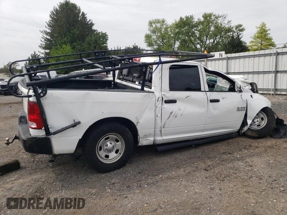 2017 Ram 1500 Express with VIN 1C6RR7KGXHS848698, listed as a Copart auction lot 56608055 with 95,510 mi miles and Salvage title. Bid and sale history available at DreamBid. Image 3.