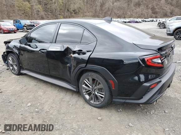 2023 Subaru WRX z VIN JF1VBAA65P9823639, wystawiony jako Copart lot #53605205 z przebiegiem 21 990 mil mil oraz Szkoda całkowita • Salvage title. Historia ofert i sprzedaży dostępna na DreamBid. Obrazek 2.