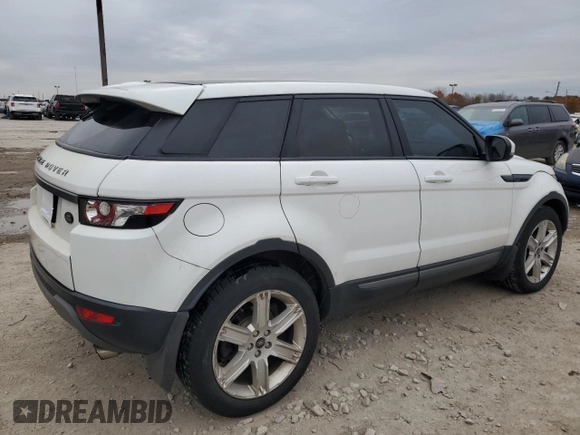 2013 Land Rover Range Rover Evoque Pure Plus with VIN SALVP2BGXDH832582, listed as a Copart auction lot 81964454 with 184,927 mi miles and Salvage Title. Bid and sale history available at carsss.com. Image 3.