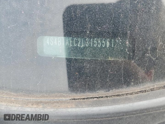 2020 Subaru Outback Premium with VIN 4S4BTAEC2L3155561, listed as a Copart auction lot 64172805 with 20,356 mi miles and Salvage title. Bid and sale history available at DreamBid. Image 12.