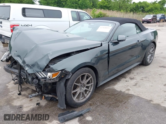 2015 Ford Mustang EcoBoost Premium with VIN 1FATP8UH0F5392745, listed as a IAAI auction lot 42268895 with 97,366 mi miles and . Bid and sale history available at DreamBid. Image 2.