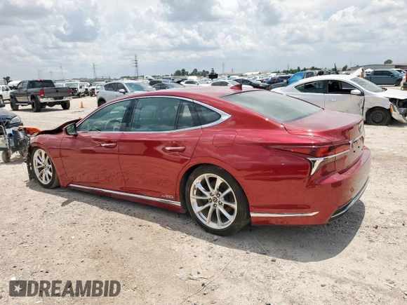 2020 Lexus LS with VIN JTHEYLFF1L5008514, listed as a Copart auction lot 65284415 with 40,723 mi miles and Salvage title. Bid and sale history available at DreamBid. Image 2.