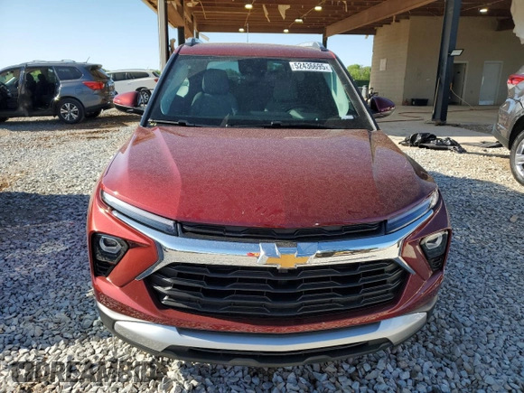 2024 Chevrolet TrailBlazer LT with VIN KL79MPSL4RB218047, listed as a Copart auction lot 52436695 with 4,300 mi miles and Salvage Title. Bid and sale history available at carsss.com. Image 5.
