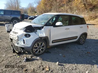 2014 FIAT 500L Trekking with VIN ZFBCFADH3EZ010853, listed as a Copart auction lot 78305134 with 112,381 mi miles and Salvage Title. Bid and sale history available at carsss.com. Image 1.