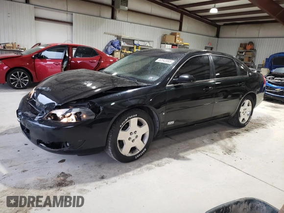 2006 Chevrolet Impala SS with VIN 2G1WD58C769320174, listed as a Copart auction lot 52343995 with 207,386 mi miles and Salvage Title. Bid and sale history available at DreamBid. Image 1.