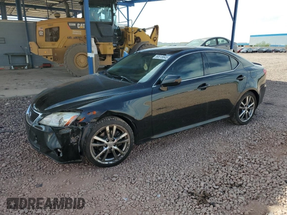 2008 Lexus IS 250 z VIN JTHBK262685060482, wystawiony jako Copart lot #58515845 z przebiegiem 100 243 mil mil oraz Szkoda całkowita • Salvage title. Historia ofert i sprzedaży dostępna na DreamBid. Obrazek 1.