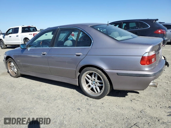2001 BMW 5 Series 530iA with VIN WBADT63441CF13360, listed as a Copart auction lot 47142045 with 264,206 mi miles and Clean Title. Bid and sale history available at carsss.com. Image 2.