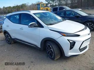 2022 Chevrolet Bolt EUV Premier with VIN 1G1FZ6S0XN4127704, listed as a IAAI auction lot 41407861 with 70,077 mi miles. Bid and sale history available at carsss.com. Image 1.