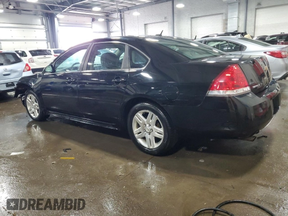 2016 Chevrolet Impala LT with VIN 2G1WB5E37G1102357, listed as a Copart auction lot 45478315 with 191,530 mi miles and Salvage Title. Bid and sale history available at DreamBid. Image 2.