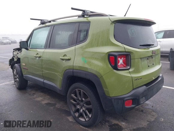 2016 Jeep Renegade Latitude with VIN ZACCJBBT6GPD56227, listed as a IAAI auction lot 41285549 with 107,906 mi miles and . Bid and sale history available at DreamBid. Image 3.