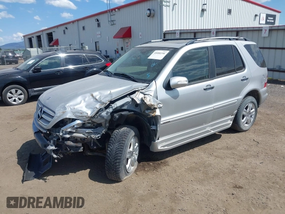2005 Mercedes-Benz M 500 with VIN 4JGAB75EX5A536561, listed as a IAAI auction lot 40088398 with 206,184 mi miles and . Bid and sale history available at DreamBid. Image 2.