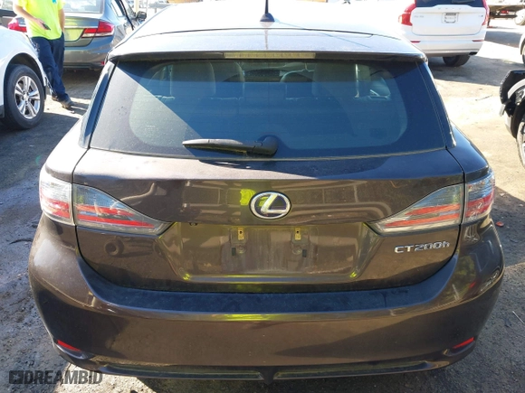 2012 Lexus CT 200h with VIN JTHKD5BH6C2109616, listed as a IAAI auction lot 41774576 with 95,628 mi miles. Bid and sale history available at carsss.com. Image 16.