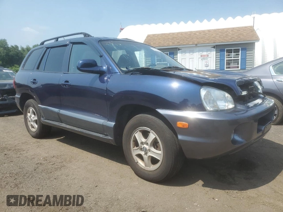 2004 Hyundai Santa Fe GLS with VIN KM8SC13D04U768091, listed as a Copart auction lot 60824345 with 119,571 mi miles and Salvage title. Bid and sale history available at DreamBid. Image 4.