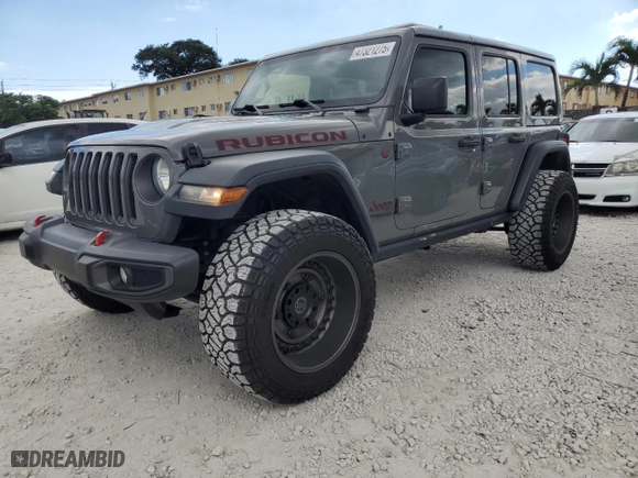 2019 Jeep Wrangler Unlimited Rubicon with VIN 1C4HJXFN1KW505315, listed as a Copart auction lot 47321275 with 57,497 mi miles and Clean Title. Bid and sale history available at carsss.com. Image 1.