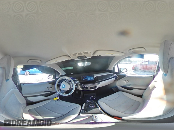 2015 BMW i3 with VIN WBY1Z4C53FV501645, listed as a Copart auction lot 52301145 with 61,740 mi miles and Salvage title. Bid and sale history available at DreamBid. Image 12.