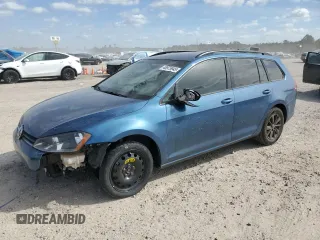 2017 Volkswagen Golf SportWagen S with VIN 3VWA17AU4HM502818, listed as a Copart auction lot 48975945 with 85,811 mi miles and Salvage Title. Bid and sale history available at carsss.com. Image 1.
