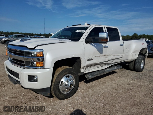 2019 Chevrolet Silverado 3500HD High Country with VIN 1GC4KYEY9KF269400, listed as a Copart auction lot 79686494 with 147,597 mi miles and Salvage Title. Bid and sale history available at carsss.com. Image 1.