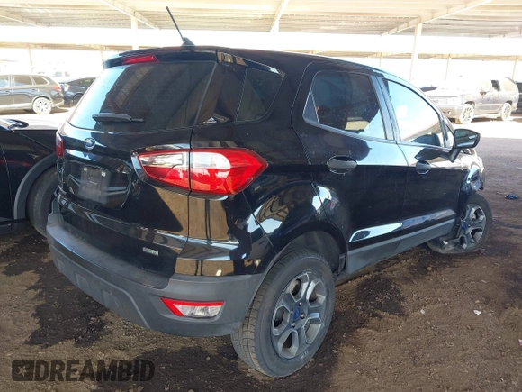 2020 Ford EcoSport S with VIN MAJ3S2FE3LC377288, listed as a IAAI auction lot 41344518 with 61,559 mi miles and . Bid and sale history available at DreamBid. Image 4.