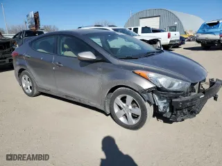 2013 Hyundai Elantra Limited PZEV with VIN 5NPDH4AE0DH231565, listed as a Copart auction lot 47442315 with 102,618 mi miles and Salvage Title. Bid and sale history available at carsss.com. Image 4.
