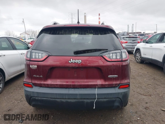 2020 Jeep Cherokee Latitude with VIN 1C4PJMCB3LD650308, listed as a IAAI auction lot 41052567 with 114,049 mi miles. Bid and sale history available at carsss.com. Image 17.
