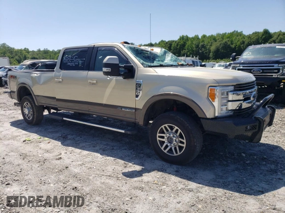 2017 Ford F-350 Platinum with VIN 1FT8W3BT8HEE00252, listed as a Copart auction lot 57881055 with Not provided miles and Non repairable. Bid and sale history available at DreamBid. Image 4.