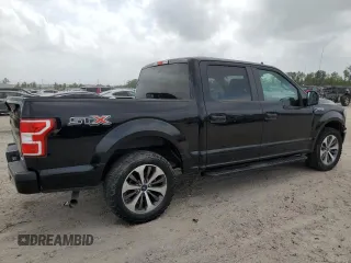 2020 Ford F-150 XL with VIN 1FTEW1CP6LFA93918, listed as a Copart auction lot 51951675 with 47,827 mi miles and Salvage Title. Bid and sale history available at carsss.com. Image 3.