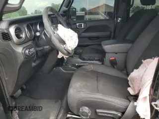 2022 Jeep Wrangler Unlimited Sahara с VIN 1C4HJXEN8NW249650, выставлен на аукционе Copart как лот 56665035 с пробегом 48 367 миль миль и Списание • Salvage title. История ставок и продаж доступна на DreamBid. Изображение 7.