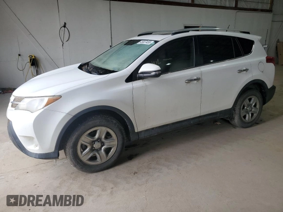 2013 Toyota RAV4 XLE with VIN JTMRFREV3DD014990, listed as a Copart auction lot 45807455 with 123,720 mi miles and Salvage Title. Bid and sale history available at DreamBid. Image 1.