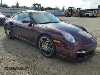 2007 Porsche 911 Turbo with VIN WP0AD29977S785167, listed as a Copart auction lot 73803074 with 18,960 mi miles and Salvage Title. Bid and sale history available at carsss.com. Image 4.