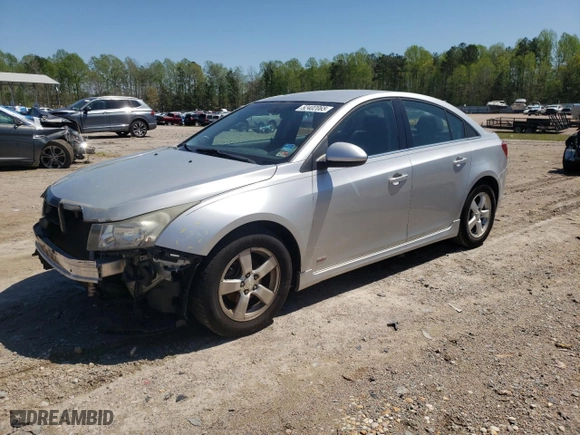 2013 Chevrolet Cruze 1LT with VIN 1G1PC5SB4D7216876, listed as a Copart auction lot 52402065 with 208,381 mi miles and Salvage Title. Bid and sale history available at carsss.com. Image 1.