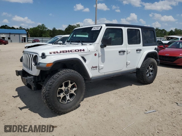 2020 Jeep Wrangler Unlimited Rubicon with VIN 1C4HJXFG3LW184249, listed as a Copart auction lot 56423665 with 63,111 mi miles and Salvage title. Bid and sale history available at DreamBid. Image 1.