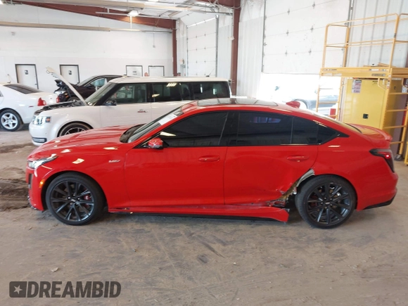 2021 Cadillac CT5 V-Series with VIN 1G6DV5RW9M0136210, listed as a IAAI auction lot 42571132 with 16,941 mi miles and . Bid and sale history available at DreamBid. Image 14.