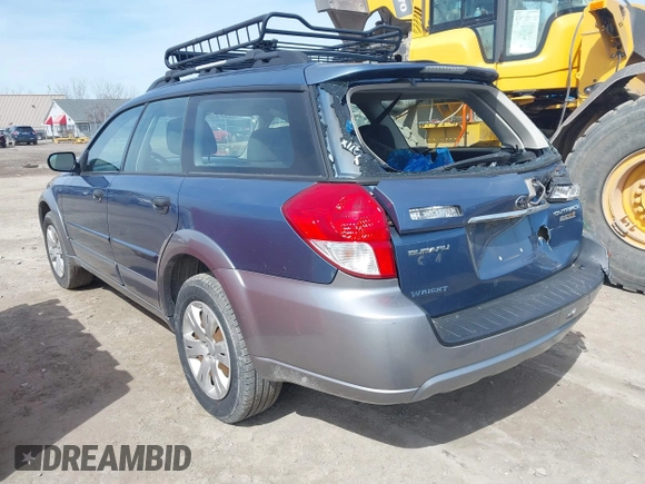 2009 Subaru Outback with VIN 4S4BP60C397341796, listed as a IAAI auction lot 41863369 with 157,084 mi miles. Bid and sale history available at carsss.com. Image 3.