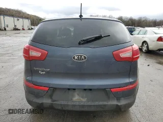 2012 Kia Sportage LX with VIN KNDPBCA25C7285039, listed as a Copart auction lot 52620735 with 197,305 mi miles and Salvage title. Bid and sale history available at DreamBid. Image 6.
