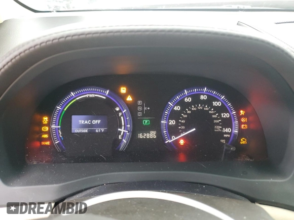 2011 Lexus HS 250h z VIN JTHBB1BA4B2047925, wystawiony jako Copart lot #45814995 z przebiegiem 162 886 mil mil oraz Szkoda całkowita • Salvage title. Historia ofert i sprzedaży dostępna na DreamBid. Obrazek 9.