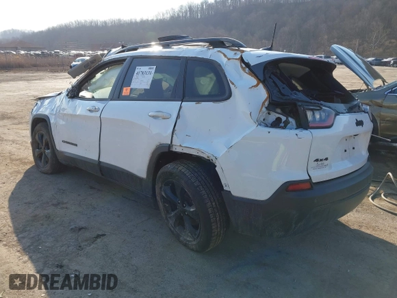 2020 Jeep Cherokee Latitude Plus with VIN 1C4PJMLB6LD533807, listed as a IAAI auction lot 41783131 with 87,299 mi miles and . Bid and sale history available at DreamBid. Image 3.