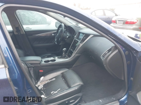2017 Infiniti Q50 Premium with VIN JN1EV7AR1HM840017, listed as a IAAI auction lot 41006689 with Not provided miles and . Bid and sale history available at DreamBid. Image 5.