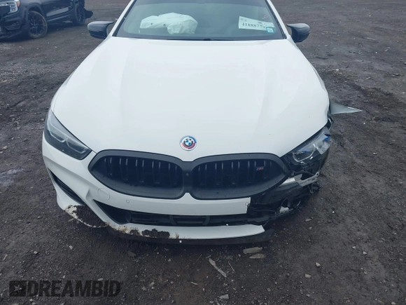 2023 BMW 8 Series M850i with VIN WBAGV8C06PCK97193, listed as a IAAI auction lot 41888779 with 40,845 mi miles and . Bid and sale history available at DreamBid. Image 12.