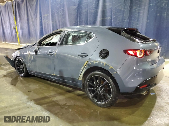 2024 Mazda 3 S Carbon Edition with VIN JM1BPBLM2R1709387, listed as a Copart auction lot 52748755 with 25,380 mi miles and Non Repairable. Bid and sale history available at DreamBid. Image 2.