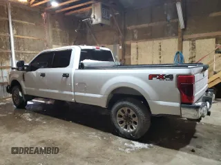 2022 Ford F-350 XL with VIN 1FT8W3B63NEC38908, listed as a Copart auction lot 88760165 with 124,080 mi miles and Salvage title. Bid and sale history available at DreamBid. Image 2.