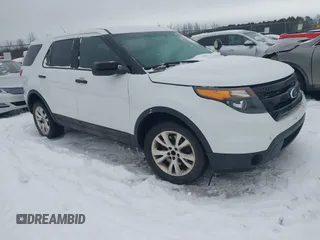 2015 Ford Utility Police Interceptor with VIN 1FM5K8AR3FGC08073, listed as a IAAI auction lot 41491828 with 65,059 mi miles. Bid and sale history available at carsss.com. Image 1.